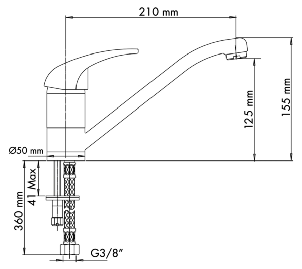 Lucca Composite Tap - Image 2