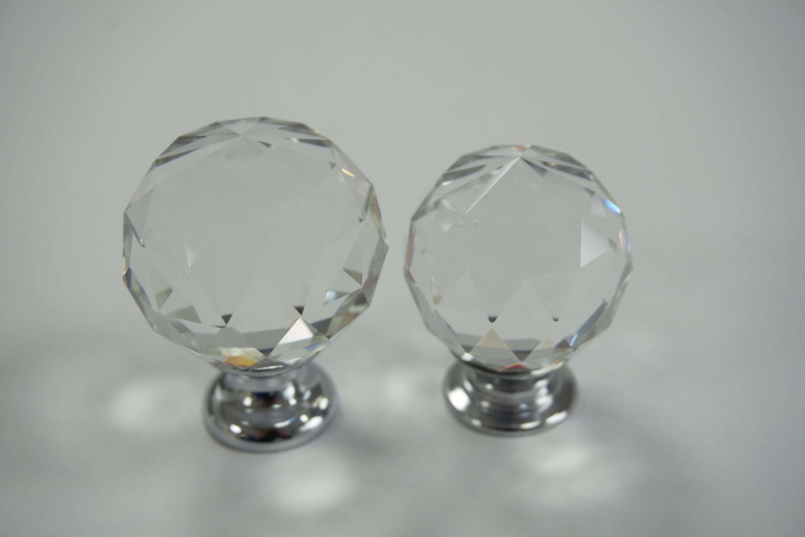 30mm Crystal Knob Handles Fast Track Kitchen Supplies