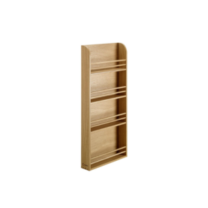 Door Storage Unit Oak Finish No Back