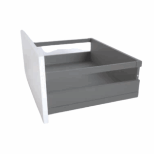 TEN1 180mm High Assembled Drawer, Round Railing, Storm Grey