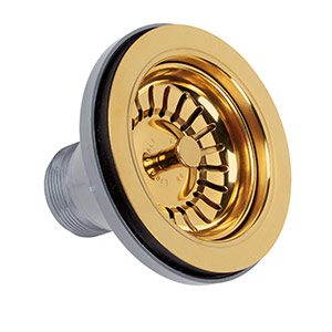 Lira Gold Kitchen Sink Strainer