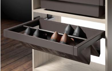 P-Style Solid Base Shoe Rack