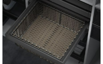 Wicker Basket Pull Out Elite Graphite