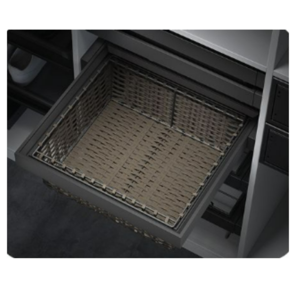 Wicker Basket Pull Out Elite Graphite